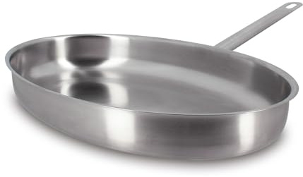 Menastyl – Sartén de pescado professon nelle 37,5 cm acero inoxidable inducción – 6020260