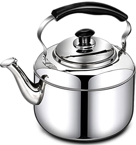 Bouilloire sifflante vintage 304 - Capacité 3-5L, poignée ergonomique, bec à déclenchement auto & compatible avec 4 types de cuisinières(3L)