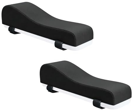 GREATRICH Cuscino Cuscino del Bracciolo Ergonomico Sedia Ufficio, Set di 2 Protezioni per Braccioli con Memory Foam, per Sollievo dalla Pressione su Gomiti e Avambracci, Adatto Anche a Sedie Gaming