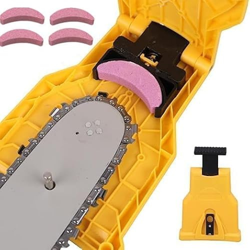 Affuteur Chaine Tronçonneuse, Affûteur de Tronçonneuse Ultra-Rapide, Rectifieuse de Scie à Chaîne Professionnelle de Précision, Outil de Précision pour Bûcherons
