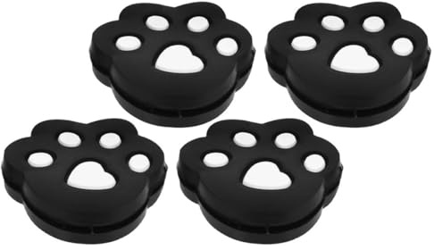 MAGICLULU Smorzatori di Vibrazioni da Tennis in Silicone 4 Pezzi, Piccoli Ammortizzatori Antivibrazione Neri per Racchette, Accessori Leggeri e Facili da Installare per Giocatori di Tennis