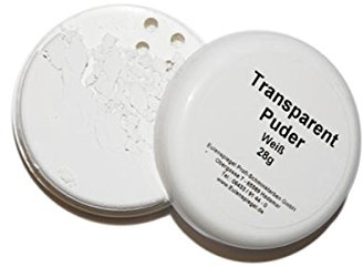 Eulenspiegel 812808 - Transparentpuder, Weiss 28g