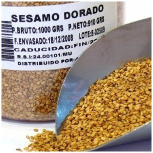 AJONJOLI DORADO (SÉSAMO TOSTADO) - bote 910 gr