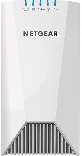 NETGEAR Wifi Mesh Range Extender EX7500 - Coverage up to 2000 sq.ft. and 40 devices with AC2200 Tri-Band Wireless Signal Booster/Repeater (up to 2200Mbps), plus Mesh Smart Roaming with UK Plug