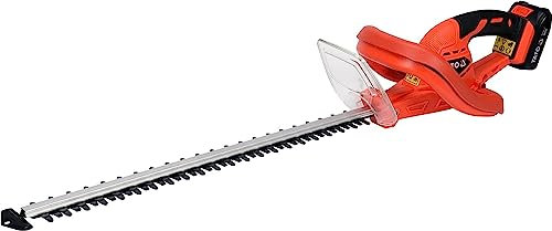 Yato batteria tagliasiepi professionale 18 V | 560 mm Slim Lunghezza | 2,0 AH Ioni di Litio | Caricatore | Spessore di taglio fino a Ø16 mm
