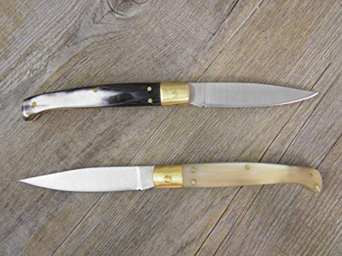 1x Knife Coltello 17 CM SARDO Sardegna Pattada Manico in Corno di Bue