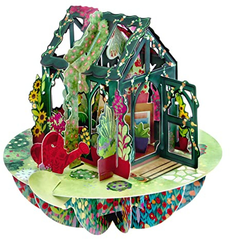 Santoro Pirouette, 3D-Pop-Up-Grußkarte – Secret Garden – Für Alle, Für Sie, Für Gartenliebhaber, Muttertag, Geburtstag