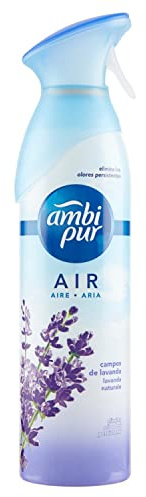 Ambi Pur Air Profumatori per Ambienti Spray, 1 Deodoranti Spray da 300ml, Fragranza Lavanda, Deodorante Ambiente con Tecnologia Elimina Odori, Contiene Gas 100% Natuale
