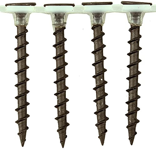 TERF® Collatierte Grobgewinde-Schrauben, 3,9 x 55 mm, Kreuzschlitz-Antrieb, Stiftkopf, schwarze Oberfläche, 50 Stück