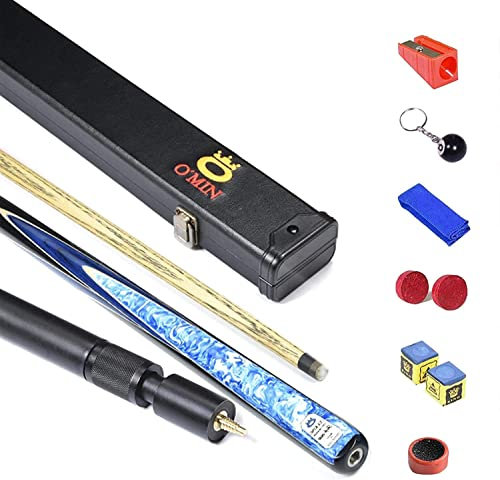 LIOYUHGTFY Billard Queue Pool Cue Billardstock mit integriertem Poolqueue-Set mit Reinigungstuch und anderem Zubehör 11,5 mm Spitze 145 cm/57 Zoll 1115(Color:B;Size:145cm/57in)