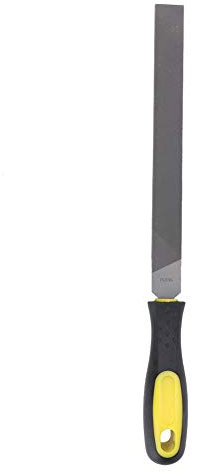 Lima Piatta Grande da 8 Pollici, Strumento per Affilare Gli Utensili per File Manuali Lama per Affilare i File in Acciaio con Manico per Affilare i Coltelli, Ascia, Ascia in Metallo(Dente Medio)