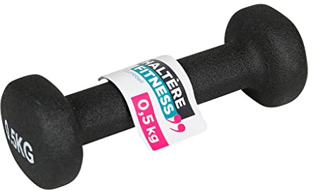 UPFIT - Kurzhantel 0,5 kg Yoga – einzeln – perfekter Griff – studierte Form für verschiedene vielseitige Übungen – ermöglicht ein komplettes Training – breiter und funktionaler Griff