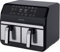 Sencor Friteuse sans Huile Air Fryer, Double Compartiment, Technologie de Circulation d'Air à Grande Vitesse, Contrôle Tactile, Prête en 3 Minutes, 1700W, Capacité Totale 8L, Couleur Argent
