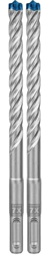 Bosch Professional 1x Expert SDS plus-7X Hammerbohrer (für Stahlbeton, Ø 10,00x165 mm, Zubehör Bohrhammer) (Packung mit 2)