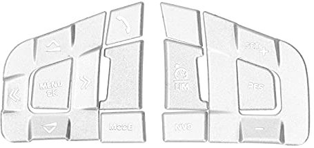 Rivestimento dei pulsanti del volante, sostituzione degli accessori per il restyling degli interni dell'auto per Discovery Sport L550 2015-2019