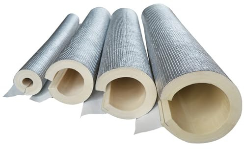 Manchon Isolant en Mousse Antigel, Isolation de Tuyau en Caoutchouc Indoor, Tube Isolation Semi-fendue Outdoor, Conduits d'isolation de Polyéthylène pour Tube Robinet Climatiseur ID 20 25 32 43 63mm (