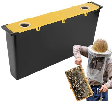 Moreeulsi Herramientas de alimentación de abejas, dispensador de agua de apicultura, dispensador de agua de apicultura para el hogar, jardín, patio
