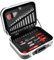 AIRPRESS - Maletín con herramientas de 106 piezas - Caja herramientas completa- Maletin herramientas - Herramientas bricolaje- Kit herramientas llaves destornillador alicate