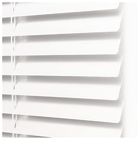 Aluminium-Jalousien, wasserdicht, 140 cm breit, Verdunkelungsrollo für Schlafzimmer/Küche/Badezimmer, mit 2,5 cm breiten Lamellen