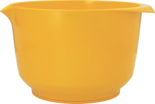 Birkmann, Rühr- und Servierschüssel, Sunset Yellow, 20×24×14 cm – 3L, aus PET, spülmaschinen- und mikrowellengeeignet