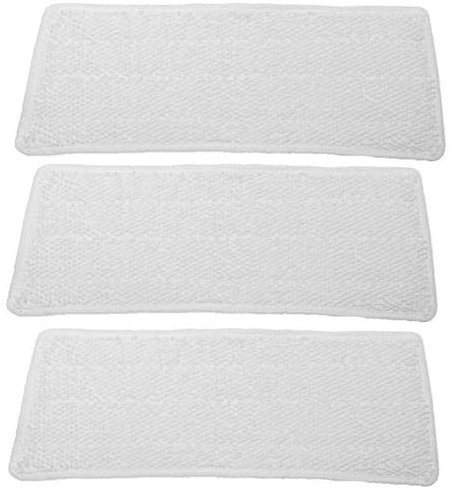 Pizgear 3 Almohadillas de Repuesto Lavables Paños de Microfibra, for Vileda, Limpiador a Vapor Steam XXL Uso en Seco y Húmedo Paños de Fregona Almohadilla Limpieza de Pisos Almohadilla para fregar par