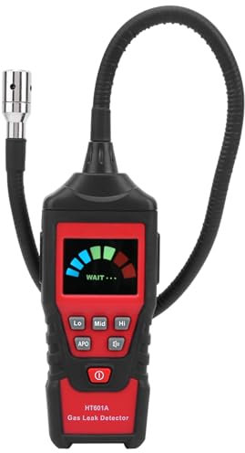 Brennbarer Gasdetektor, Erweiterte Reichweite und Klare Indikatoren für Zuhause und Wohnmobil, Tragbares Design, Mühelose Funktionalität, Vielseitige Anwendungen, HT601A Leckage Tester Analyzer