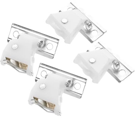 GLEAVI Roman Plastic Replacement 2 Sets Shade Cord White Lock Blind