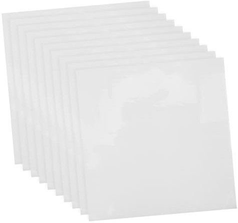 GALPADA 10 TPU Selbstklebend Reparaturflicken Transparent Stück | Zuschneidbar, Kalt und Temperaturbeständig, für Schlauchboot und Regenmantel, Schnelle Ausbesserung