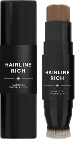 Haaransatz Abdeckstift, 7.5g Ansatzpuder, Haar-Concealer Haarverdichtung Wasserfestes Haar Make-up Zum Ansatz Kaschieren TouchUp Haarpulver Für Dünnes Haar Für Frauen Und Männer