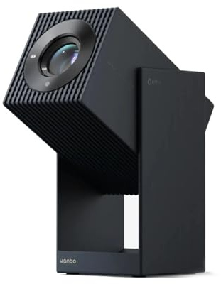 Wanbo Cube 2 Pro Proiettore Smart con Android TV & ToF Auto-Focus - Mini proiettore portatile compatto e altoparlante Bluetooth 8W, correzione trapezoidale, Home Theater per piccoli spazi, camere da
