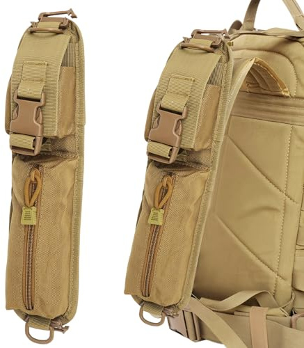 XRVRILE Borsa a tracolla tattica in nylon 1000D, borsa per attrezzi da esterno per zaino, tracolla, accessori da caccia, borsa lunga per torcia e attrezzatura EDC