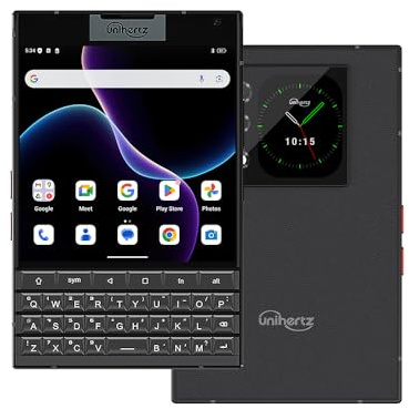 Unihertz Titan 2 - Das Neueste 5G QWERTY Physische Tastatur Smartphone Android 15 NFC OTG 12 GB RAM + 512 GB ROM Schwarz (Keine Ladegerät)