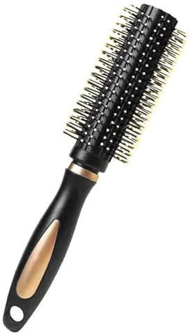 Round Curling Hair Brush - Professional Hair Styling Tool for Smooth, Voluminous Curls & Waves