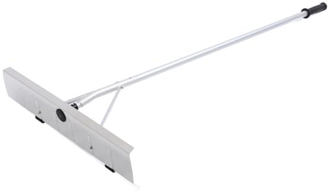 ZAICOLER Telescoping Snow Roof Rake 20ft Adjustable Extra Long Handle 2 Wheel Design Wear Resistants​ Versatile Snow Removal Tool with Detachable Aluminium for House Car Courtyards