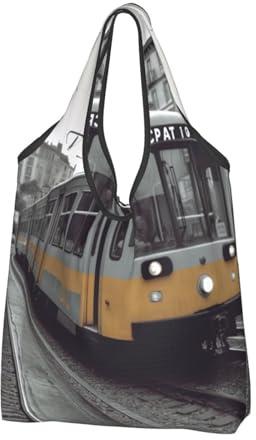JKSEEPYN Einkaufstasche, bedruckt, faltbar, wiederverwendbar, waschbar, Schultertasche, Einkaufstasche, Alltagstasche, 2 Stück