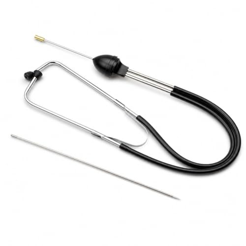 Mechanics Stethoscope, Automotive Engine Diagnostic Tool, Professional Vehicle Maintenance Equipment, Cylinder Stethoscope with Extension Probe for Car and Truck Repairs