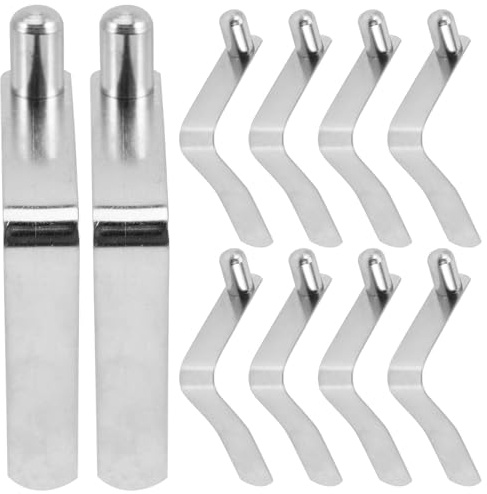 CRAFTHROU Zeltstange Feder Schnappclip Manganstahl 6mm 10 Stück für DIY und Zeltstangen Outdoor Zubehör