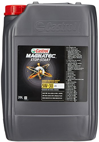 CASTROL Motoröl 5W-30 Magnatec Vollsynthetiköl Motor Öl ACEA A5/B5 ACEA A1/B1 API SN Stop-Start A5 20L Kompatibel mit FORD Fiesta Mk6 Schrägheck JA8, JR8 FOCUS III Turnier Kuga Mk2 DM2, NISSAN