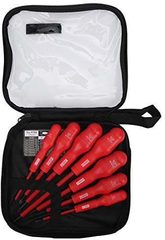 Set di Cacciaviti Isolati Set di Cacciaviti Professionali Isolati Set di Cacciaviti Isolati a Testa Magnetica 1000 V Set di Cacciaviti Isolati per Elettricista