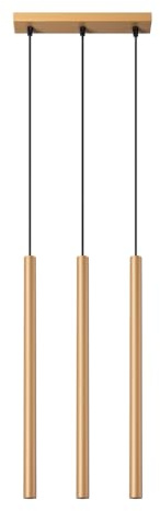 SOLLUX lighting Hängelampe Pendelleuchte Hängeleuchte Deckenlampe Lampe Decke Stahl 3 Flammig 30 x 5 x 94 cm Pastelo