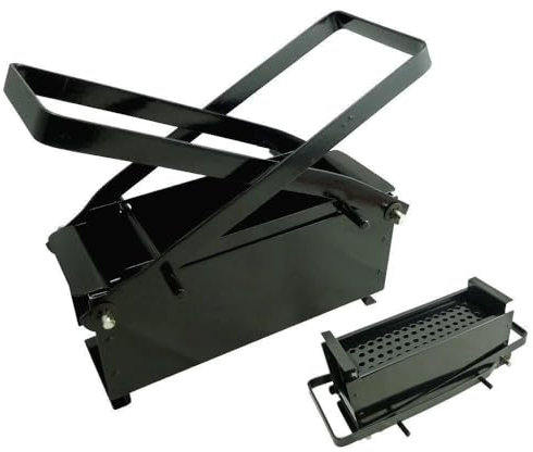 Log Briquette Maker Eco Friendly Paper Brick Fire Block Recycling Press Black