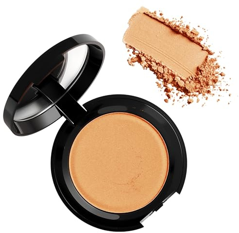 Thats me organic Bio Powder (Non Glossy Beige) – Mattierend, vegan & ohne Titandioxid – Samtiges Finish mit Mandelöl & Vitamin E – Setting Puder