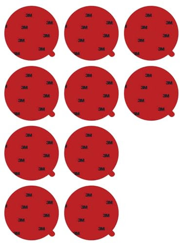 Nastro di montaggio biadesivo, resistente, impermeabile, adesivo di montaggio forte, striscia LED in schiuma per auto, casa, ufficio, decorazione, realizzato con 3 M CP5108 (70 mm diameter _10 Piece)