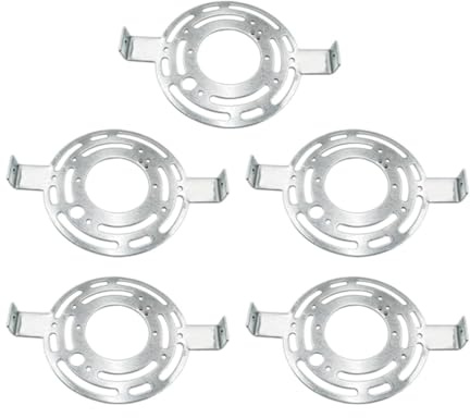 FytStycale 5 soportes para luminarias, base circular y estructura metálica, 135 Milímetros