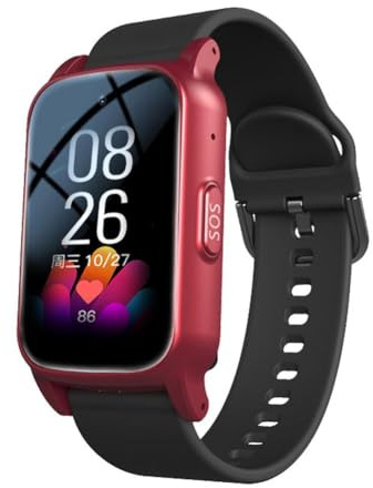 Reloj inteligente para ancianos con rastreador GPS preciso, detección de caídas y botón de emergencia SOS 3sGPS, pulsera de posicionamiento antipérdida, IP67 impermeable, para demencia/Alzheimer