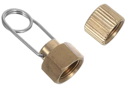 Toyvian 2pezzi Copertura per Serbatoio di Propano in Rame Coperchio Sigillante per Bombola di Gas Protezione di Perdite Adatto per Campeggio e Cucina all Aperto Facile da Installare e Rimu