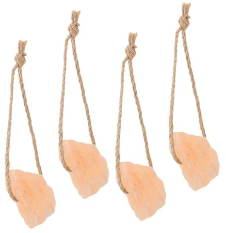 MERRYHAPY Blocchi di Sale da Leccare per Bovini e Cavalli, 4 Pezzi di Sale Minerale Naturale per Bestiame e Cervi, Integratore Minerale Resistente per Crescita e Salute Animali in Allevamenti