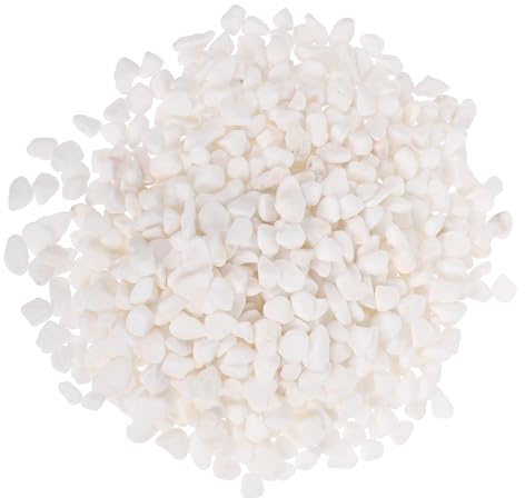 DOITOOL 1tasche Aquarienkies Weiß Aquariensteine Natürliche Poliert Für Zimmerpflanzen Und Aquarien Kieselsteine Dekosteine Als Aquariendekoration