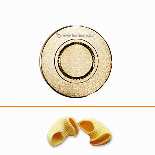 Trafila in bronzo per Pasta Canestri Pipe Rigate Grandi per macchina pasta fresca professionale VIP/2 2,8kg e VIP4 4kg e compatibile FIMAR MPF 2,5 e MPF 4