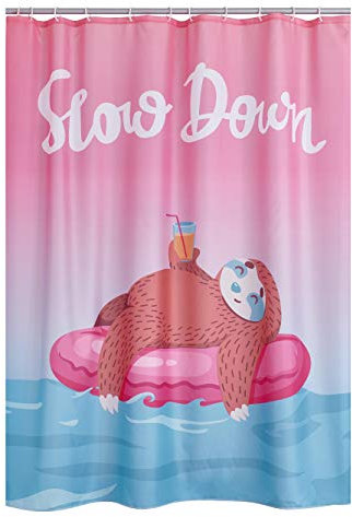 RIDDER Duschvorhang Textil Slow Down Multicolor 180x200 cm